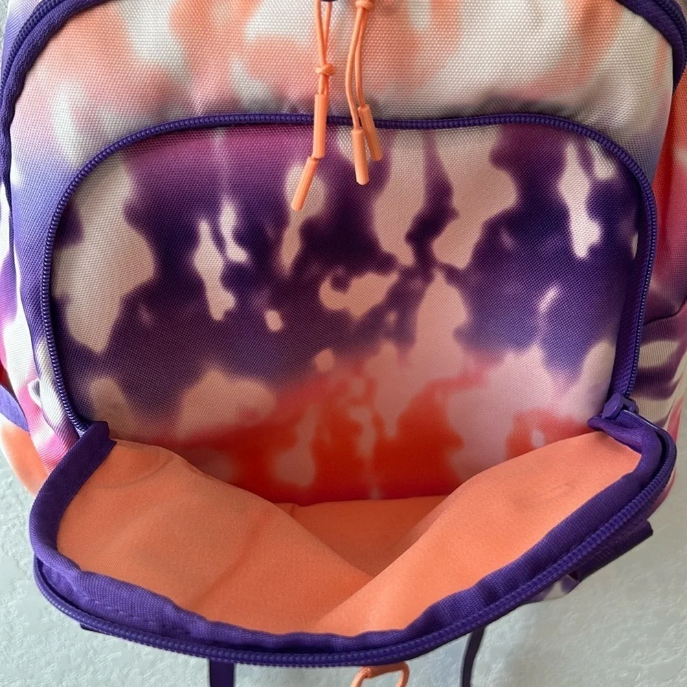 Ecotech Orange and Purple Bag with Tie-Dye Design